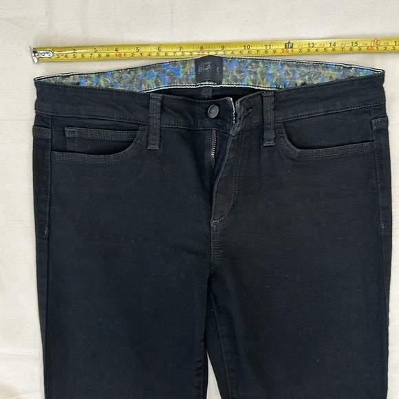 Joe Jeans Black Skinny Leather Knee Patch - Picture 7 of 12